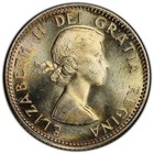 Canada  1956 Elizabeth Ii 10 Cents  Pcgs Ms 65 