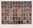 1982-83 Pga Tour Press Display Golf Uncut Sheet 66 Cards Nicklaus Watson Trevino