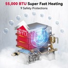 55 000 Btu Rv Tankless Water Heater  2 9 Gpm Propane Instant Hot Water System Wi