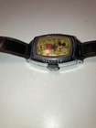 Rare Ingersoll 1930 s - 40 s Mickey Mouse Wrist Watch Yellow Face