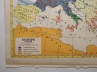 1955 Antique Europe 800 A d  Atlas Map Vintage Hammond s New Supreme World Atlas