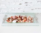 Arthur Court Aluminum Shell Sea Life Oblong Serving Tray 18 X 8 Inches -