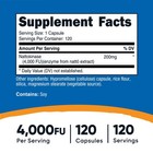 Nutricost Nattokinase  4 000 Fu  120 Capsules - Vegan-friendly  Gmo-free