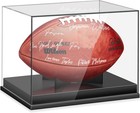 Clear Acrylic Football Display Case With Stand  Uv Protected Full-size Footba   