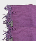 Amicale Men s Light Weight Cashmere Scarf Plum W  Fringe Accent