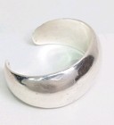 Vintage Taxco Puffy Dome Cuff 6-1 4 Td-43 Bracelet Mexico Sterling Silver 33g