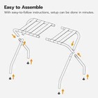 New Set Of 2 Luggage Racks  Pack Of Metal Foldable Suitcase Stand For Guest Room