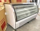 Deli Case New 72  82  Show Curved Glass Refrigerator Display Bakery Pastry Meat