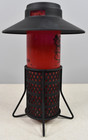 Vintage Rare 1970s Pizza Hut Table Candle With Holder Pete Logo 10  Tall