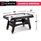 5 Ft  Air Hockey Table With Electronic Scorer And Pusher And Puck Set By