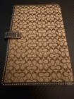 Vintage Coach Day Planner  Chestnut brown  Excellent Condition 