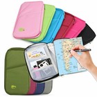 2 Pack Travel Passport Wallet Credit Id Card Cash Purse Holder Case Document Bag