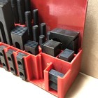 58 Pc Clamping Kit 5 8  T-slot Bridgeport Mill Set Up Set 1 2-13