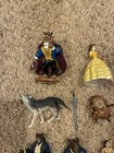 Disney Beauty And The Beast Figure Lot Belle Beast Gaston Lumiere Castle Pieces
