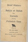 Ca1939 Brief History Battle Of Shiloh   Corinth  Pickwick Dam By Mrs John Benny