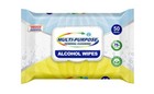 Cleaning Wipes 75  Alcohol Multipurpose Bulk  24 Packs X 50 Wipes pk  1200 Wipes