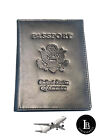 Usa Travel Passport Id Card Wallet Holder Cover Rfid Blocking Leather Purse Case