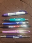 Lot Of 22 Metal And Plastic Pharmaceutical Drug Rep Pens Medical Collectibles