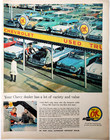 Chevrolet Dealer Used Car Lot Vintage 1961 Ad Magazine Print Advertisement