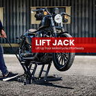 Motorcycle Hydraulic Atv Jack Lift Stand Quad Dirt Street Bike Hoist 1500lbs New