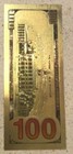 24 Kt Foil  100 Bill Replica Two-sided  lot Of 4 