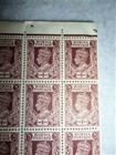 British Commonwealth - Burma Stamps  1 Anna  George Vi  Block Of  36  Mnh