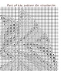Cross Stitch Printed Pattern Abstract Cat Diy Chart Counted Needlework Dmc Color