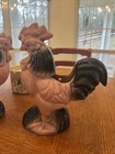 Vintage Mccoy Pottery Pink Rooster Planters