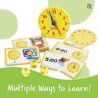 Learning Resources Time Activity Set Teaching Clock W  Cards   Dice Ages 5 