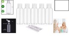 Lightweight 5 Pack 3 4oz Travel Bottles - Perfect For Camping   Business Trips