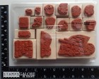 Stampin  Up  Rubber Stamps 1994 Little By Little Garden Flowers Tools Bird House