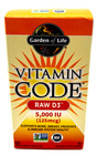 Lot Of 2 Garden Of Life Vitamin Code Raw D3 5000 Iu 60 Capsules New