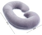Pregnancy Pillow  C Shaped Full Body Pillow For Maternity Support And Pregnan   