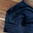 Victorias Secret Pink Sport Seamless Unlined Racerback Bralette Yoga Bra Black