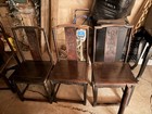 Antique Chinese Wood Chairs Set Of 3 At  600 Or  200 For Each 
