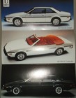 1986 Bitter Opel S Coupe Cabriolet Sedan Sc2 Brochure Folder