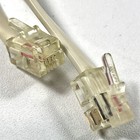 16 Foot Handset Receiver Curly Coil Phone Cord For At t Telephone Off White Used