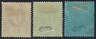 Seychelles 1917 Kgv 50c 75c And 1r50 Die I Wmk Multi Crown Ca