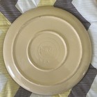 Vintage Watt Pottery Usa Floral Plate Hand Painted Folk Art Mid Century