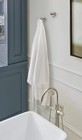Brushed Nickel Robe Hook  48mm bathroom Towel Holder Durable Wall Mounted Hook