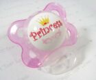 1 Mam Ring Button Style Pacifier Clip Adapter - Light Blue Transparent Silicone