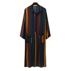 Mens Robe Breathable Clothing Comfy Cotton Fashion Jubba Kaftan Muslim