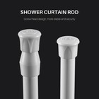 Telescopic Shower Rod Shower Curtain Rod Telescopic Rod Rod Shower White8789