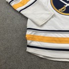 Buffalo Sabres Jersey Mens Large White Nhl Hockey Ryan Miller 30 Reebok Stitched