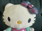 Hello Kitty Gund 11  Pink Overall Rainbow Bow Embroidered Face Plush Nwt