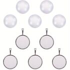 1box 25mm Transparent Clear Domed Glass Cabochon Cover For Photo Pendant