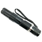 Black Tactical Military Metal Stun Gun 10 Mv Led Flashlight Rechargeable New