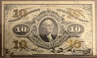 Fractional Currency 10 Cents Fr  1255 New Uncirculated Third Issue Pcgs 62 Grade