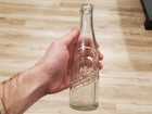 Rare Vintage Debossed Dr  Pepper Glass Soda Bottle - Good For Life Flint Mich