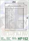 Hiflo Oil Filter Hf152 Maverick Commander Traxter Defender Outlander Bombardier